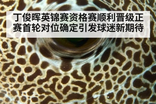 丁俊晖英锦赛资格赛顺利晋级正赛首轮对位确定引发球迷新期待
